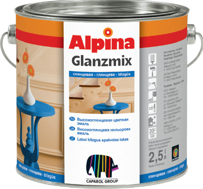 Alpina GLANZMIX RAL 1021 0,75 л